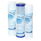 Набор картриджей для фильтра Aqualine Standart 1-2-3 - фото