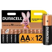 Щелочные батарейки Duracell Basic AA (LR06) MN1500 12шт - фото