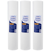 Картридж полипропиленовый Aqualite PS5M20BB Ø107x506мм 5mcr 45°C (очистка от механических примесей) (упаковка 3шт) - фото