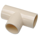 Тройник равный ХПВХ USTM 1/2'' (51405) - фото