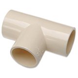 Тройник равный ХПВХ USTM 1/2'' (51405) - фото