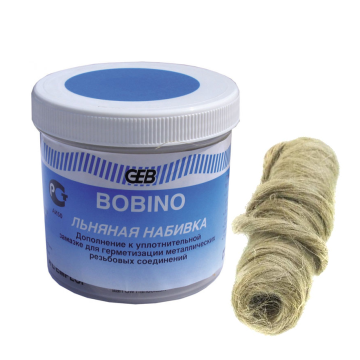 Пакля сантехническая в контейнере GEB 80г 515033 - фото