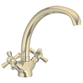 Смеситель для кухни Mixxus Premium Retro 273 (MI1653) бронза - фото