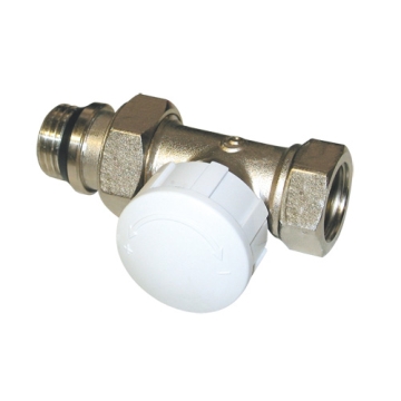 Клапан радиатора прямой IVR 566 1/2'' (под термоголовку M30x1,5) - фото