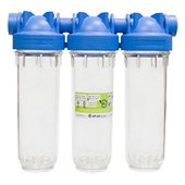 Фильтр для воды магистральный Atlas Filtri DP TRIO 10 1/2'' -OT-TS KIT ZA3300680 - фото