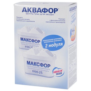 Картридж для глечика Аквафор Максфор В25 (В100-25) (комплект з 2-х штук) - фото