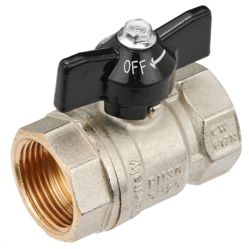 Кран кульовий General Fittings ВВ 3/4'' з метеликом PN30 (7S00.M1) - фото