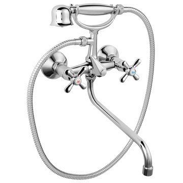 Змішувач для ванни з лійкою FERRO RETRO XR11A - фото