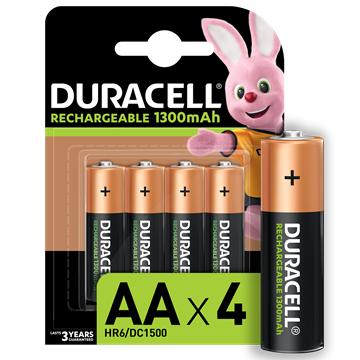 Аккумулятор Duracell Recharge AA 1300 мА·ч 4 шт - фото