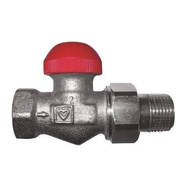 Термостатический клапан проходной HERZ TS-90-V 3/4'' 1772369 (под термоголовку М28х1,5) - фото