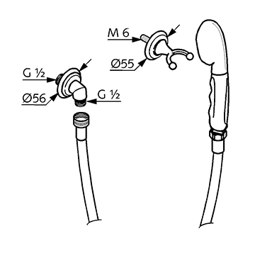 Душевой гарнитур Kludi Adlon 2710505 - фото