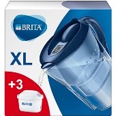 Фильтр-кувшин Brita Marella XL Memo Синий 3,5/2,0л (кувшин + 3 картриджа Maxtra) - фото