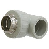 Колено 90° с наружной резьбой KAS 1''-32мм (9625007) - фото