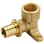 Монтажное колено латунь с резьбой ВР 90° General Fittings d20-1/2'' (3400.23) - фото