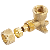 Колено монтажное General Fittings d16(2,0 мм) - ВР1/2'' (3300.23) - фото