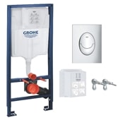 Инсталляция GROHE Rapid SL 3в1 39503000 c панелью смыва Skate Air S 37965000 хром - фото