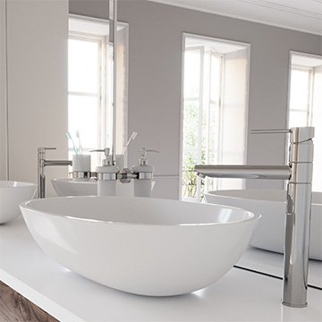 Смеситель (високий) для умывальника FERRO FIESTA BFI2L - фото