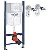 Инсталляция GROHE Rapid SL 2в1 388400WG (3884000+3855800М) - фото