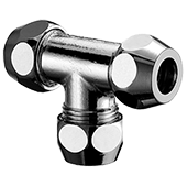 Трійник на трубку Albertoni 423 Ø10 - фото