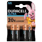 Щелочные батарейки Duracell Ultra Power AA (LR6) 4шт - фото
