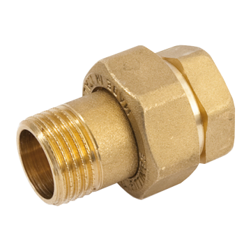 Муфта General Fittings НР (американка) 1/2'' латунь - фото