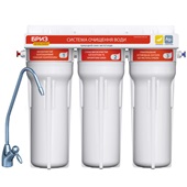 Проточный фильтр питьевой воды Бриз Эталон Стандарт под кухонную мойку с краном питьевой воды BRF0853 - фото