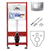 Инсталляция для подвесных унитазов Tece Base Kit 4в1 9.400.005 - фото