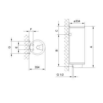 Бойлер GORENJE TGR 65 SNG V9 SUPER SLIM 2,0кВт 65л (481702) - фото