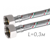 Шланг Parigi Parinox® EPDM DN8 1/2'' ВВ 0,3м PN10 - фото