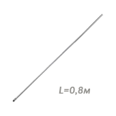 Трубка для смесителя Albertoni M10 х Ø10 0,8м - фото