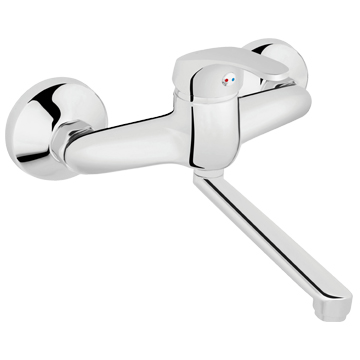 Змішувач для умивальника (настінний) FERRO BASIC BBC3 - фото