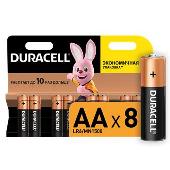 Щелочные батарейки Duracell Basic AA (LR06) MN1500 8шт - фото