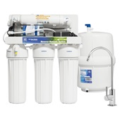 Фильтр обратного осмоса с насосом Aquafilter RO5-75P (FRO5P) RP55139715 с мембраной 75GPD. - фото