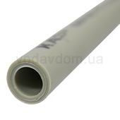 Полипропиленовая труба армированная алюминием KAS PP-R PN25 d40 1м (9611040) - фото