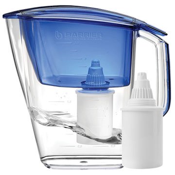Фільтр глечик Бар'єр Гранд синій (глечик + 2 картриджа) - фото