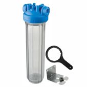 Фильтр-колба Atlas Filtri DP BIG TS (прозрачная) Ø1'' IN (пластик) 20'' 45°C 8,3bar KIT ZA1800711 - фото