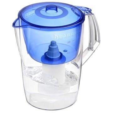 Фильтр кувшин Барьер Лайт синий (кувшин + 13 картриджей) - фото
