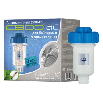 Антинакіпний фільтр для бойлерів і газових колонок Silver СВОД-АС 100 - фото