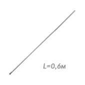 Трубка для смесителя Albertoni M10 х Ø10 0,6м - фото