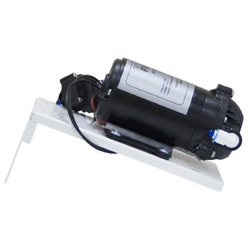 Помпа для системы обратного осмоса Leader P75 24В G3/8'' 40°C на кронштейне с датчиками и трансформатором (для мембран 50-125GPD) - фото