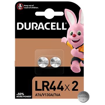 Щелочная батарейка Duracell Specialty 1.5 В LR44 76A / A76 / V13GA 2шт - фото