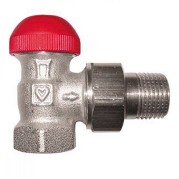 Термостатический клапан угловой HERZ TS-90-V 3/4'' 1772469 (под термоголовку М28х1,5) - фото