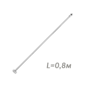 Трубка для смесителя Albertoni M10 х 1/2'' 0,8м - фото
