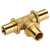 Тройник равный латунь General Fittings d25 (3400.10) - фото