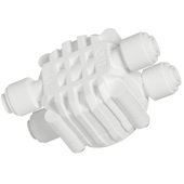 Четырехходовой клапан S-3000 1/4'' (трубка Ø6мм) для систем обратного осмоса - фото