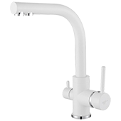 Кухонный смеситель трехпозиционный Aquasanita Akvaduo 2663 - 710 Alba - фото