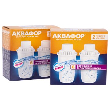 Картридж для кувшина Аквафор В6 (В100-6) (комплект из 4-х штук) - фото
