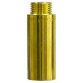 Латунный удлинитель ВР-НР General Fittings 1/2'' 80 мм - фото