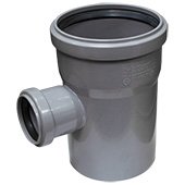 Редукционный тройник Ostendorf ПП d75хd50 угол 87° (113410) - фото