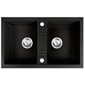 Кухонная мойка из гранита Ferro Mezzo II DRGM2/48/78HA - фото